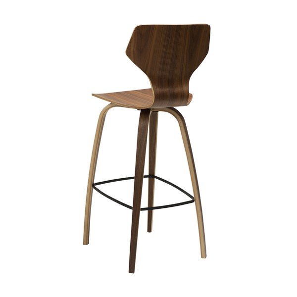 Barová stolička v tmavo prírodnej farbe (výška sedadla 75 cm) S.I.T – DAN-FORM Denmark-image-3