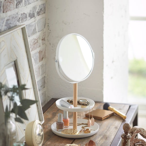 Kozmetické zrkadlo ø 17,5 cm Tosca – YAMAZAKI-image-1