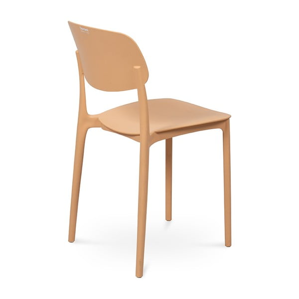 Broskyňová plastová záhradná stolička Hébé – Bonami Essentials-image-2