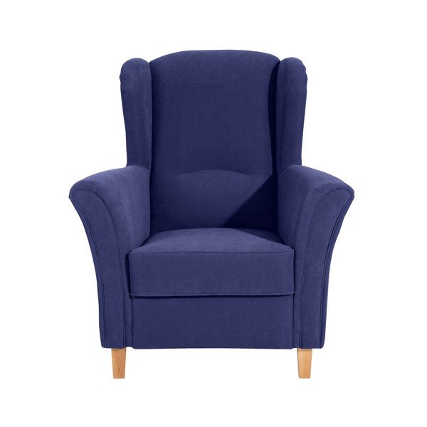 Modré kreslo Max Winzer Agnetha Velvet-image-3