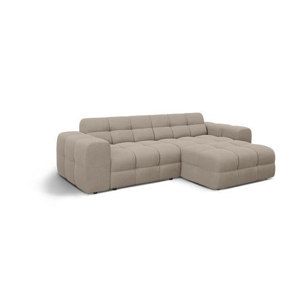 Hnedá rohová pohovka (pravý roh/s leňoškou) Kendal – Micadoni-image-3