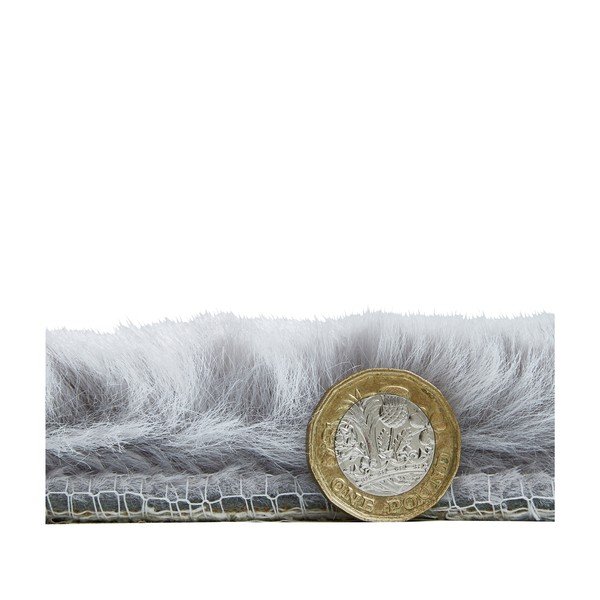 Sivý koberec Think Rugs Teddy, 80 x 150 cm-image-3