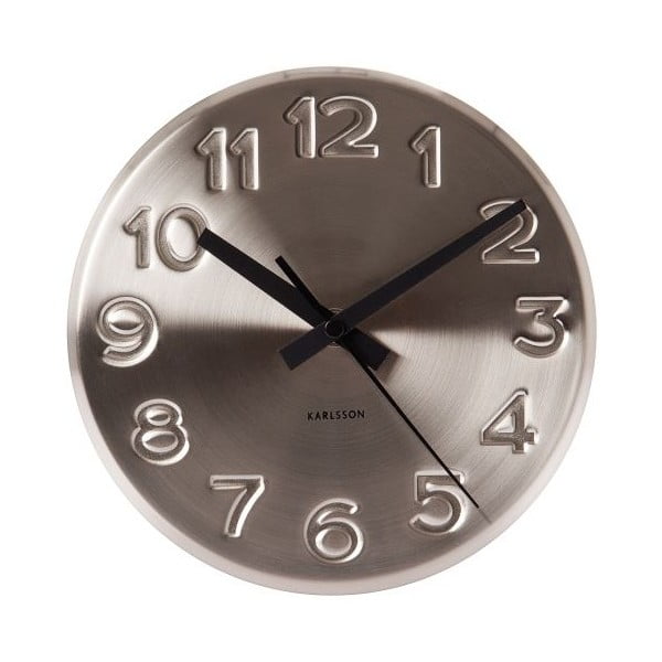 Hodiny Present Time Bold Engraved