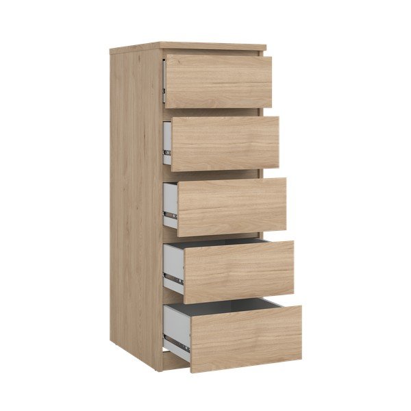 Komoda v dekore duba v prírodnej farbe 40x111x50 cm Naia – Tvilum-image-4