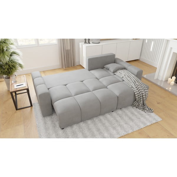 Svetlosivá rohová pohovka (variabilná) Luki – Ropez-image-1