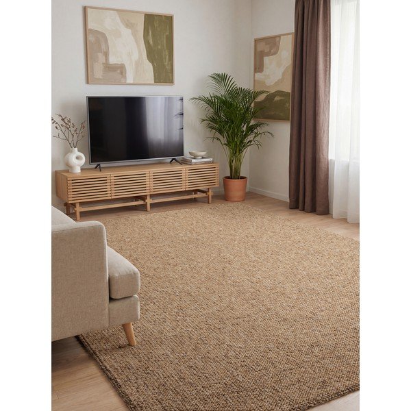Svetlohnedý prateľný koberec 200x290 cm Rocco Caramel – Elle Decoration-image-1