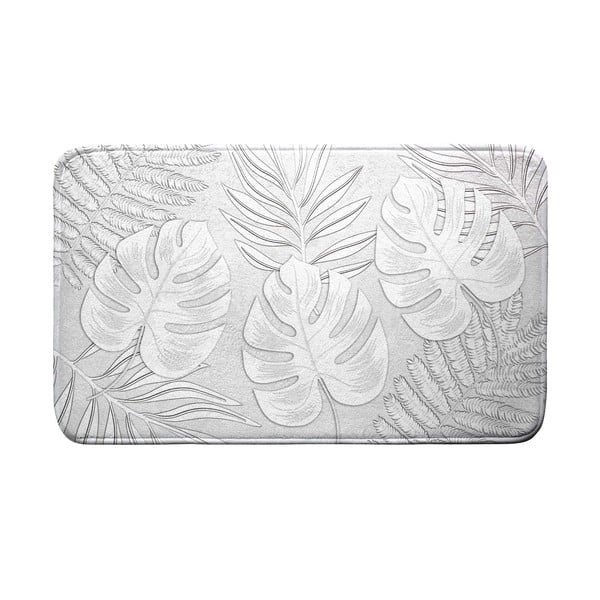 Svetlosivá kúpeľňová predložka 45x75 cm Amber – douceur d'intérieur