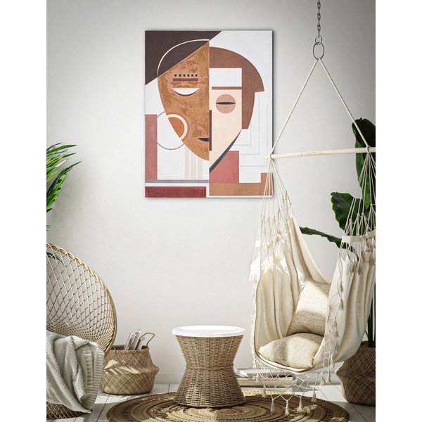 Ručne maľovaný obraz Mauro Ferretti Ethic Face, 60 x 80 cm-image-1