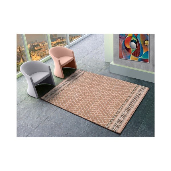 Ružový koberec vhodný aj do exteriéru Universal Sofie Pink Marro, 160 × 230 cm-image-1
