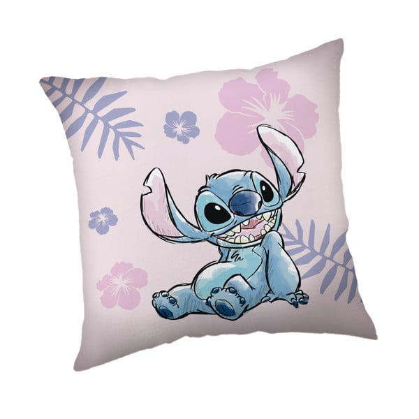 Fleecový detský vankúšik 40x40 cm Lilo a Stitch "Pink" – Jerry Fabrics