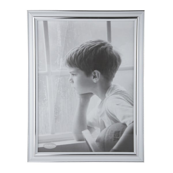 Fotorámček KJ Collection Plain Silver, 40 x 30 cm