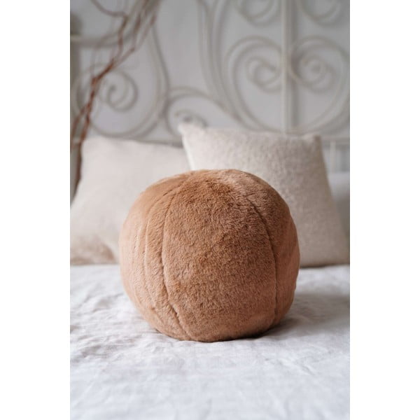 Dekoračný vankúš z mikroplyšu ø 25 cm Top – Mioli Decor-image-1