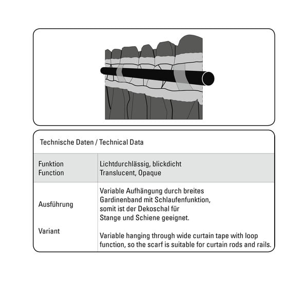 Záves v prírodnej farbe 140x245 cm Natur – Sehlbach-image-2