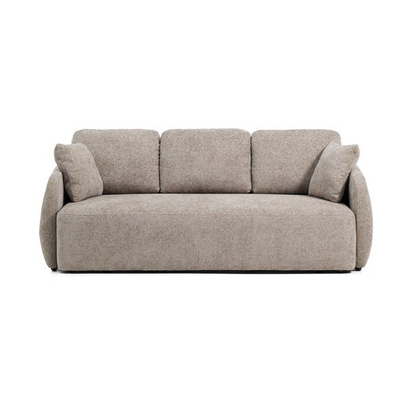 Taupe ženilková rozkladacia pohovka 218 cm Laira – Kave Home