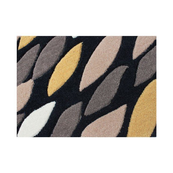 Koberec Flair Rugs Swirl Black/Gold, 160 x 230 cm-image-3