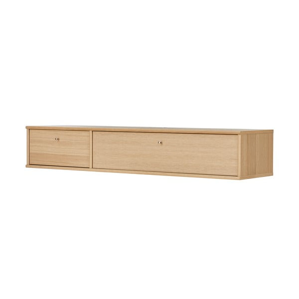 TV stolík v dekore duba v prírodnej farbe 133x22 cm Mistral – Hammel Furniture-image-2
