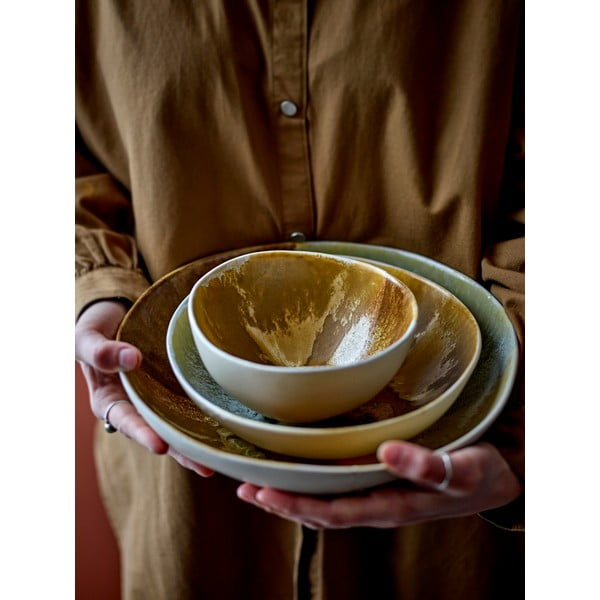 Krémové misky v súprave 4 ks z kameniny 625 ml Lacey – Bloomingville-image-4