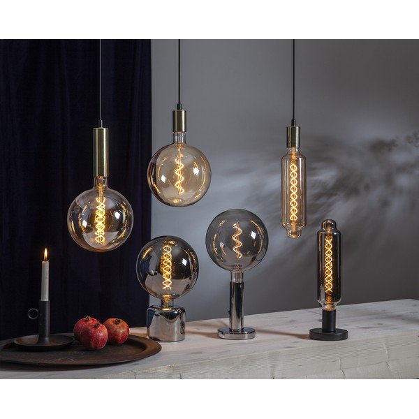 Lampová noha v striebornej farbe 10 cm Glans – Star Trading-image-1