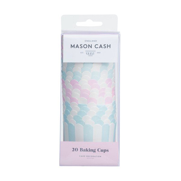 Sada 20 pruhovaných papierových košíkov na cupcaky Mason Cash Stripes-image-1