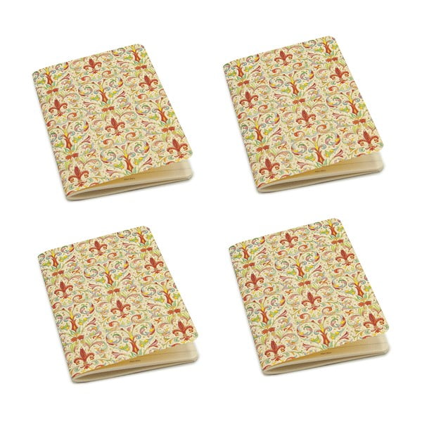 Zošity v súprave 192 stránok 4 ks formát A6 Giglio – Kartos-image-1