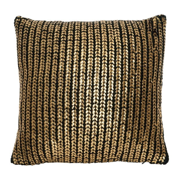 Vankúš Gold Knit, 45x45 cm