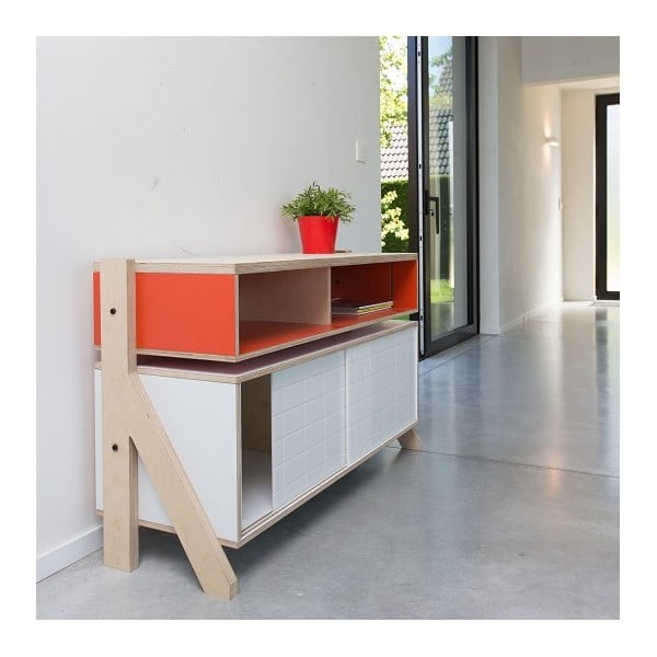 Čierna vyššia komoda rform Frame-image-3
