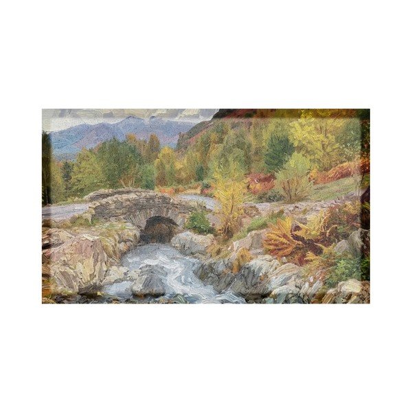 Rohožka z recyklovaného plastu 40x70 cm Autumn Nature Landscape  – Artsy Doormats