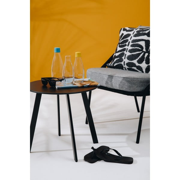 Čierne záhradné kreslo Bonami Selection North-image-3