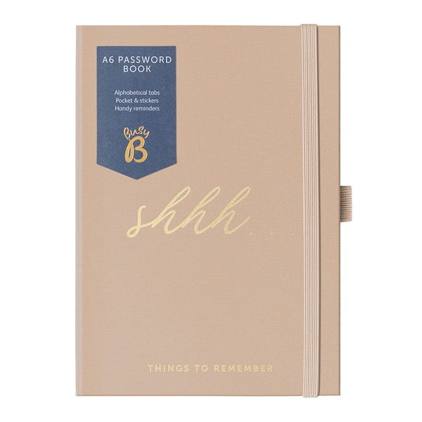 Zápisník na heslá 160 str. formát A6 – Busy B-image-2