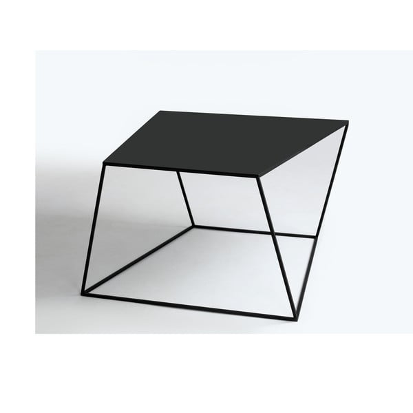 Čierny konferenčný stolík Custom Form Zak Custom Form Zak, 80 × 80 cm