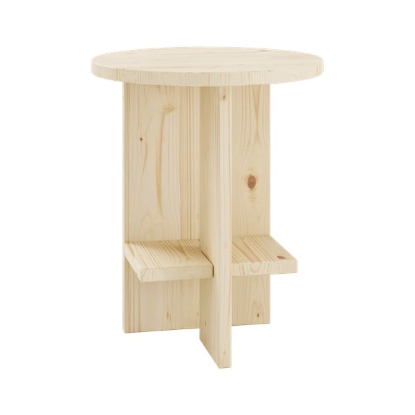 Okrúhly konferenčný stolík v prírodnej farbe Rondure - Karup Design-image-1