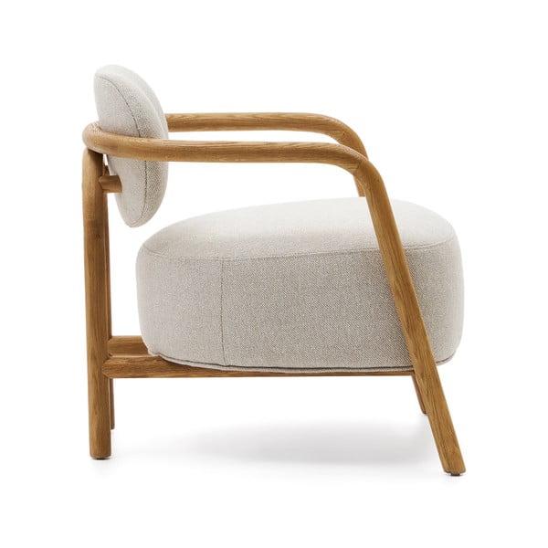 Béžové kreslo Melqui – Kave Home-image-2