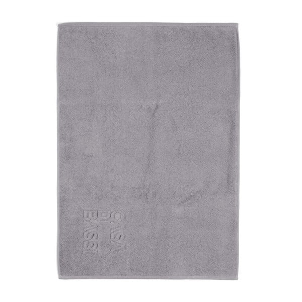 Sivá bavlnená kúpeľňová predložka Casa Di Bassi Basic, 50 × 70 cm