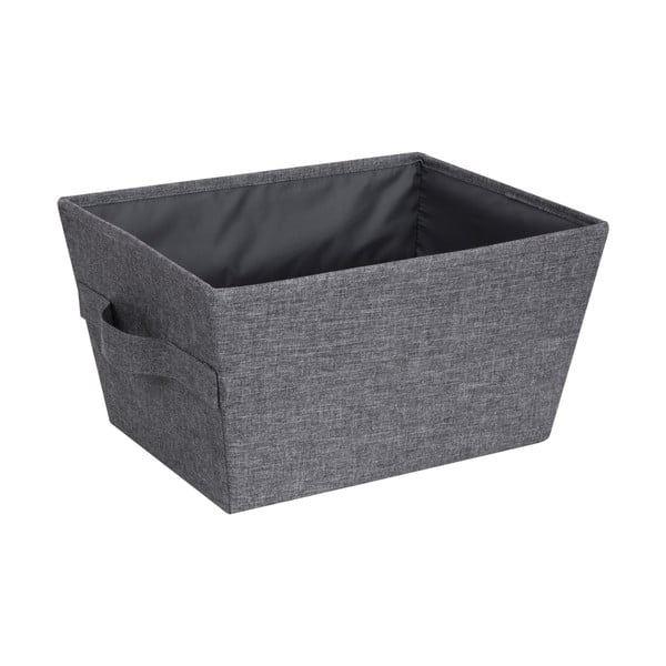 Sivý úložný koš Bigso Box of Sweden Tap, 26 x 19 cm