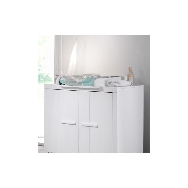 Biely prebaľovací pult z borovicového dreva ERIK – Vipack-image-1