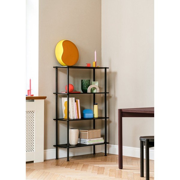 Čierny regál v dekore duba 80x127x35 cm Teidi – noo.ma-image-2