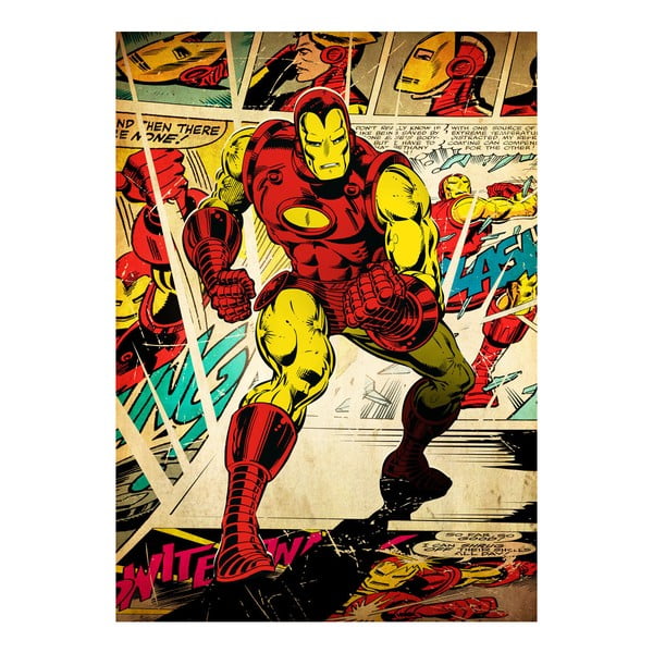 Nástenná ceduľa Marvel Silver Age - Iron Man