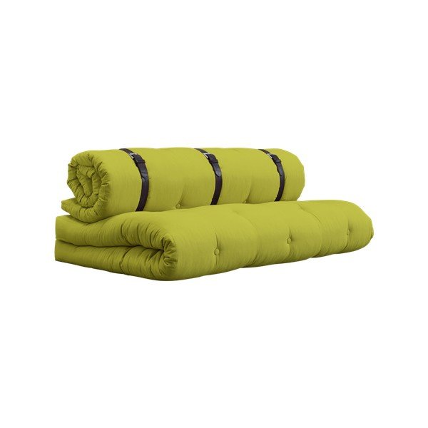 Variabilná pohovka s koženými popruhmi Karup Buckle Up Pistacie-image-2