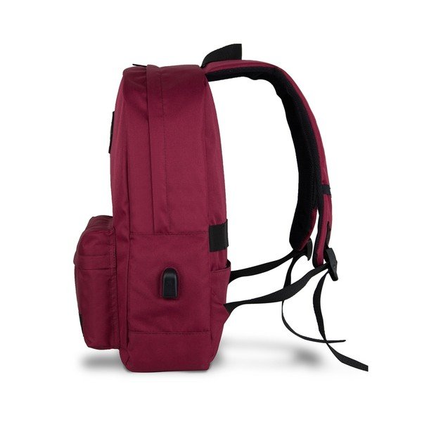 Tmavovínový batoh s USB portom My Valice SPECTA Smart Bag-image-2