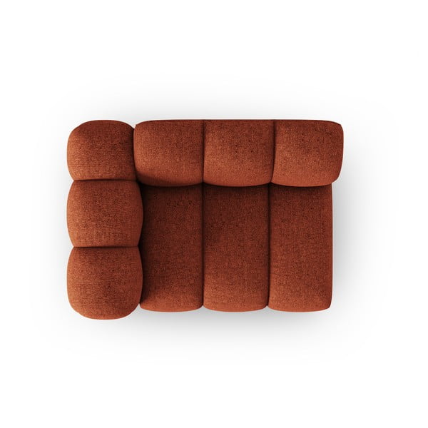 Modul pohovky v tehlovej farbe (ľavý roh) Lupine – Micadoni Home-image-2