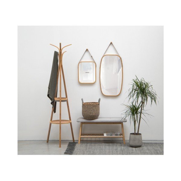 Nástenné zrkadlo v bambusovom ráme PT LIVING Idylic, dĺžka 74 cm-image-1