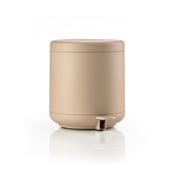 Béžový pedálový odpadkový kôš 4 l Ume – Zone-image-3