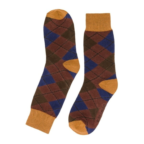 Vysoké unisex ponožky Black&Parker London Nixon, veľkosť 37/43