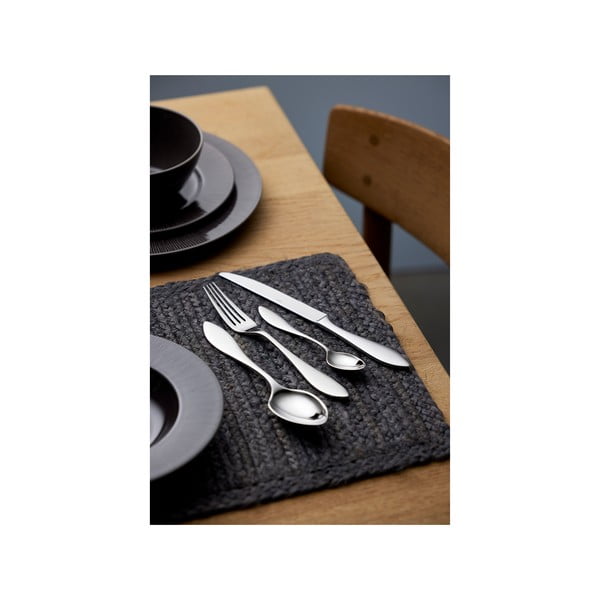 Antikoro príbor v striebornej farbe 16 ks Indra – Gense-image-1