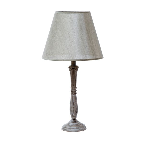 Sivá stolová lampa Bolzonella