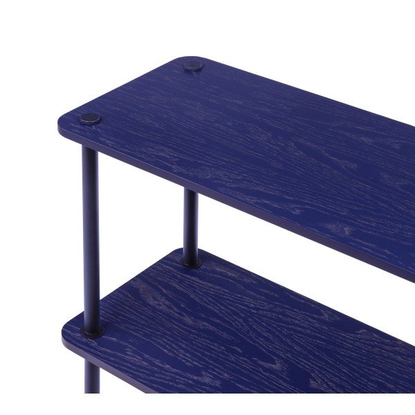 Modrý regál v dekore duba 80x163x35 cm Teidi – noo.ma-image-3