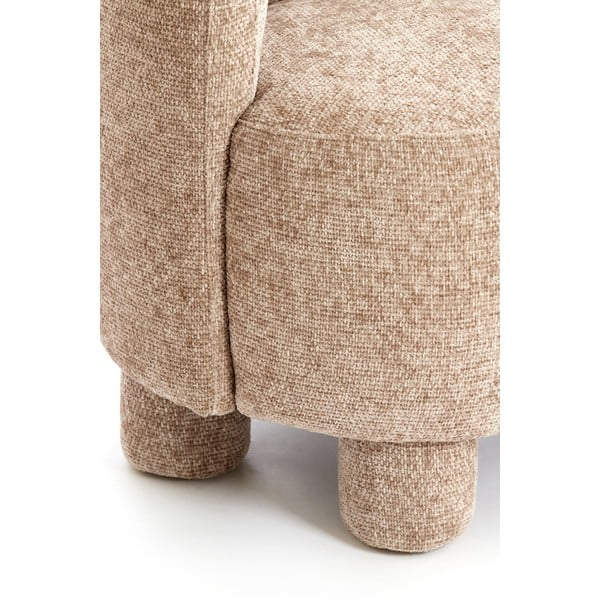 Svetlohnedé kreslo Kamova – Light & Living-image-1