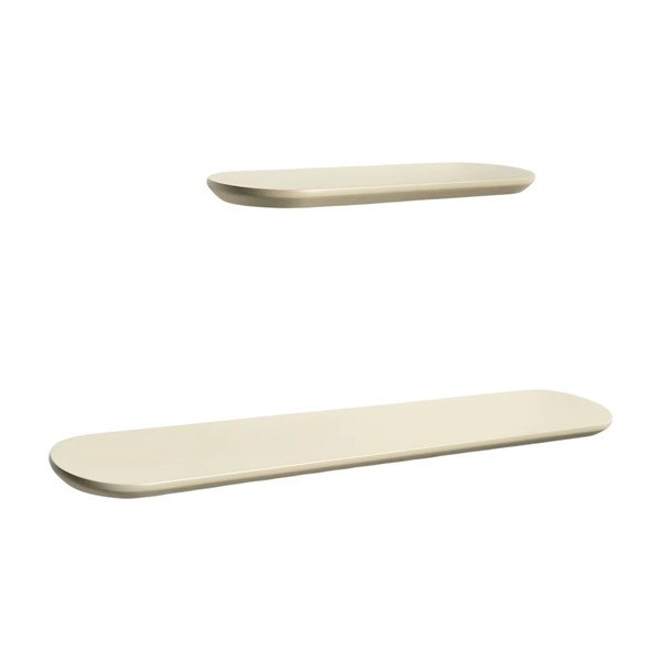 Béžové police v súprave 2 ks 55 cm Arely – Kave Home