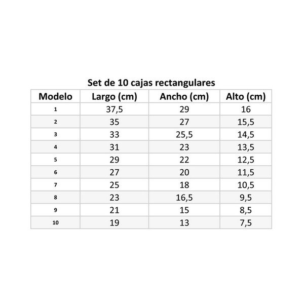 Kartónové úložné boxy v súprave 10 ks s vekom – Casa Selección-image-4