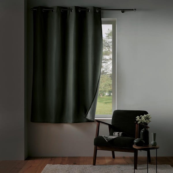 Sivý termo záves z mikrovlákna 135x180 cm Micropolar – douceur d'intérieur-image-4